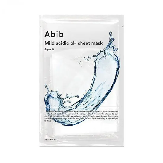 Abib Gummy Mild Acidic pH Sheet Mask Aqua Fit - 1stk Abib Gummy Mild Acidic pH Sheet Mask Aqua Fit - 1stk