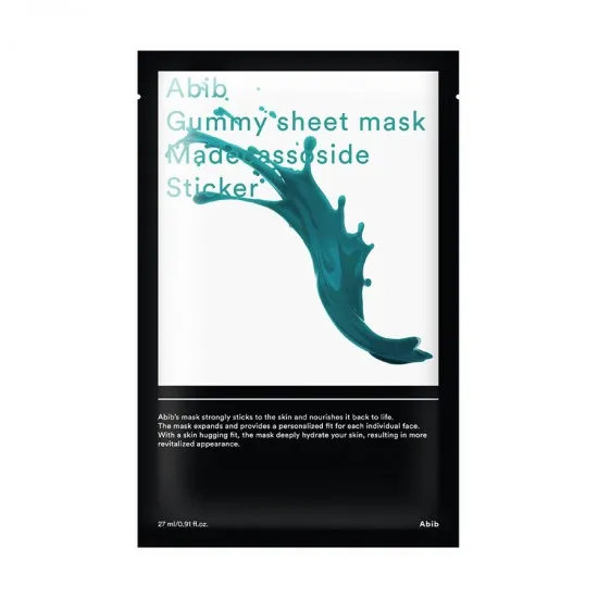 Abib Gummy Sheet Mask Madecassoside Sticker - 1stk Abib Gummy Sheet Mask Madecassoside Sticker - 1stk