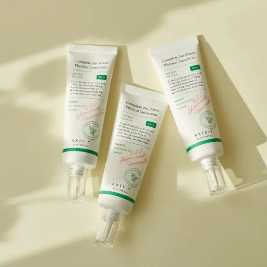 Axis-Y Complete No-Stress Physical Sunscreen Ver 3 SPF50+ 50ml