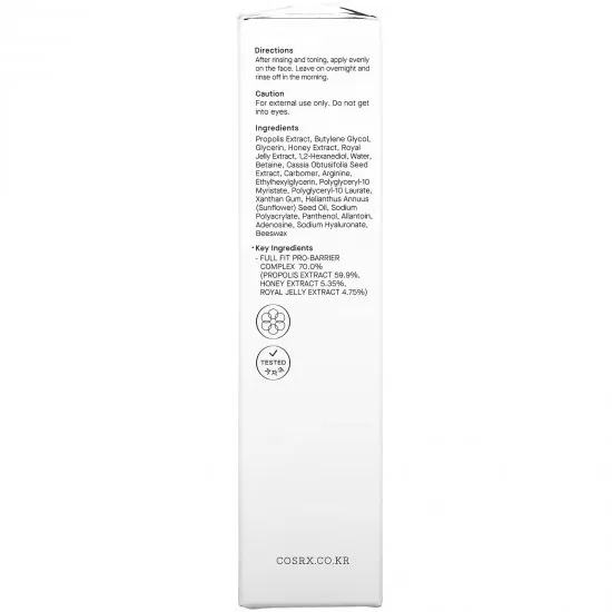 COSRX Full Fit Propolis Honey Overnight Mask 60ml