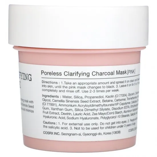 COSRX Poreless Clarifying Charcoal Mask 110g