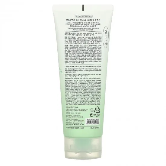 COSRX Pure Fit Cica Creamy Foam Cleanser 150ml