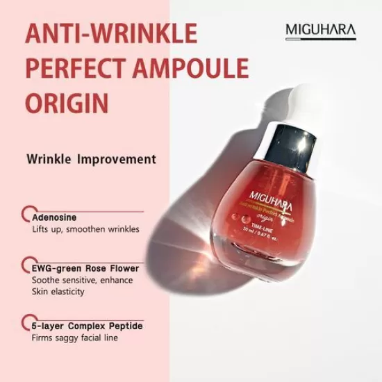 MIGUHARA Anti-Wrinkle Perfect Ampoule 20ml - Norsk nettbutikk