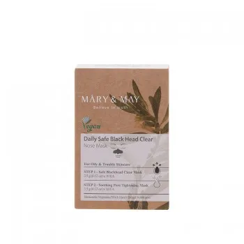 Mary & May Daily Safe Blackhead Clear Nose Pack 10stk