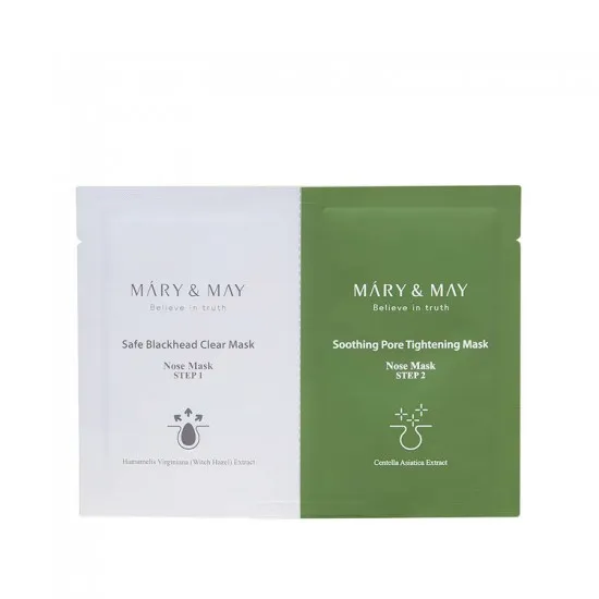 Mary & May Daily Safe Blackhead Clear Nose Pack 10stk