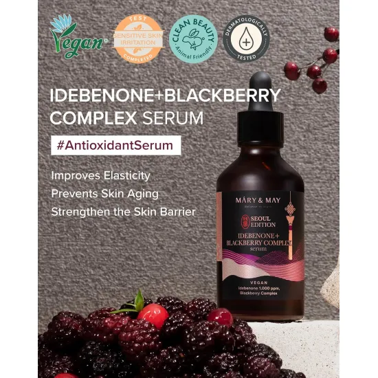 Mary & May Idebenone + Blackberry Complex Serum 80ml