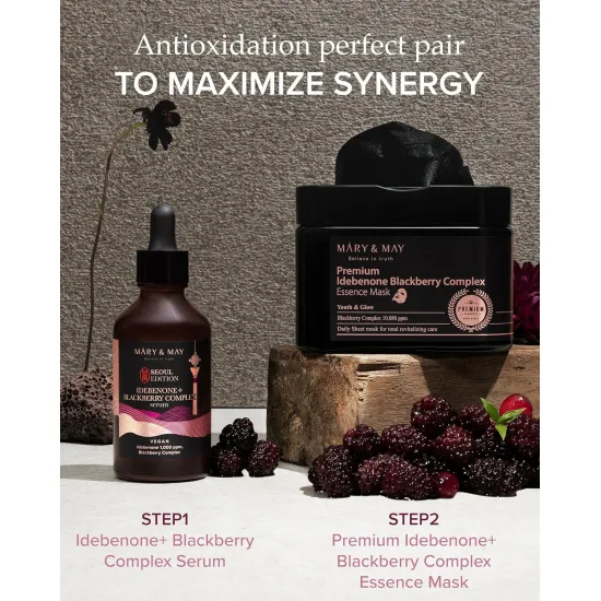 Mary & May Idebenone + Blackberry Complex Serum 80ml