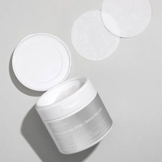 Mary & May Gluconolactone (PHA)+Betula Alba Juice Cleansing Pad 70stk