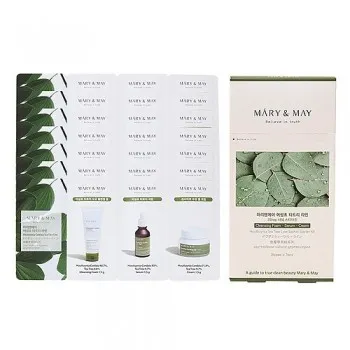 Mary & May Houttuynia TeaTree Line 3step Sachet Starter Kit