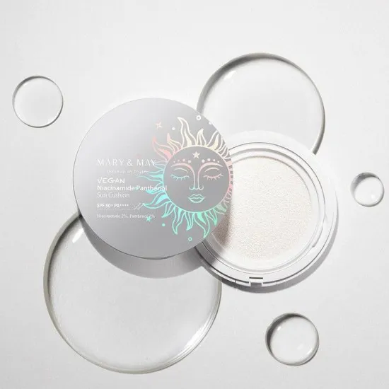 Mary & May Vegan Niacinamide Panthenol Sun Cushion SPF50+