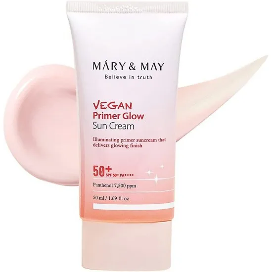 Mary & May Vegan Primer Glow Sun Cream SPF50+ 50ml