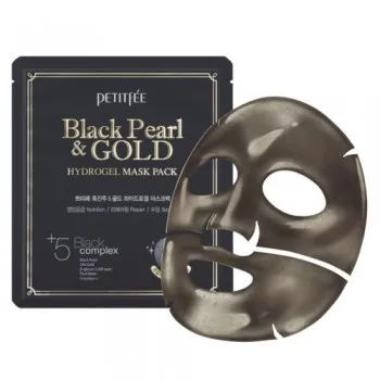 Petitfee Black Pearl & Gold Hydrogel Mask Pack