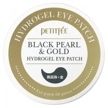 Petitfee Black Pearl & Gold Hydrogel Eye Patch 60stk