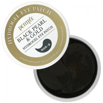 Petitfee Black Pearl & Gold Hydrogel Eye Patch 60stk