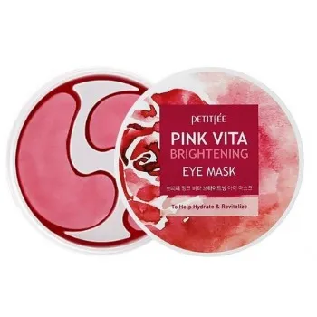 Petitfee Pink Vita Brightening Eye Mask 60stk