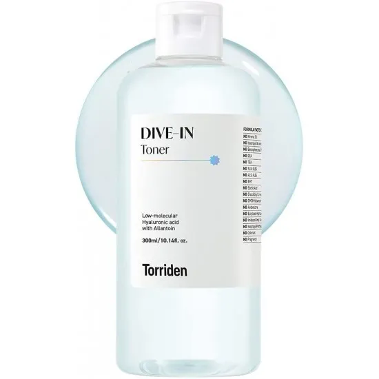 Torriden DIVE-IN Low molecule Hyaluronic acid Toner 300ml