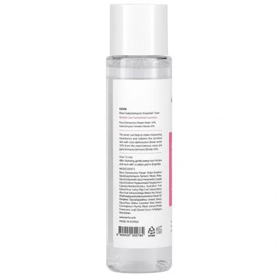iUNIK Rose Galactomyces Essential Toner 200ml